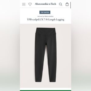 Abercrombie YPB sculptLUX 7/8 Length Legging
